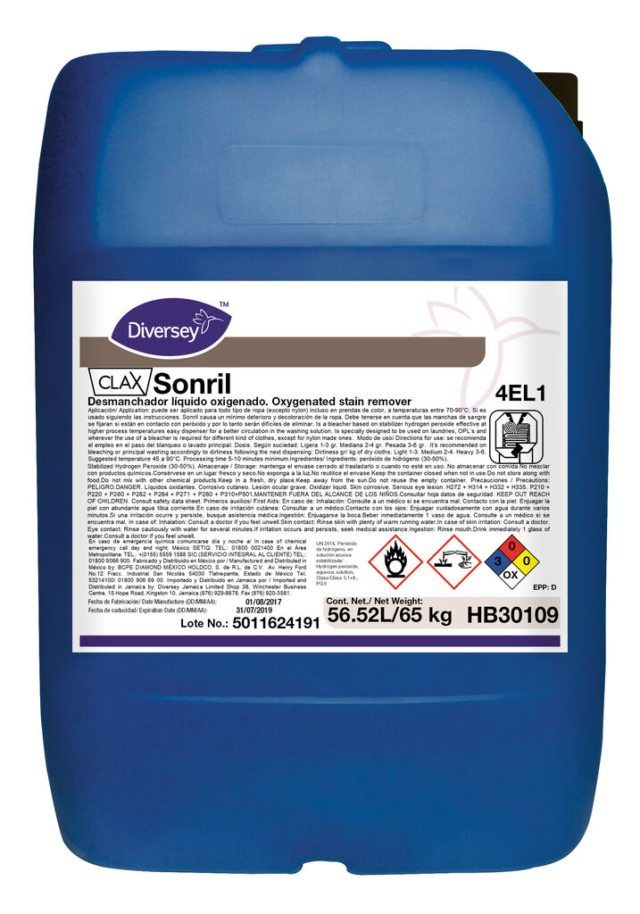 CLAX SONRIL 65kg - Blanqueador oxigenado